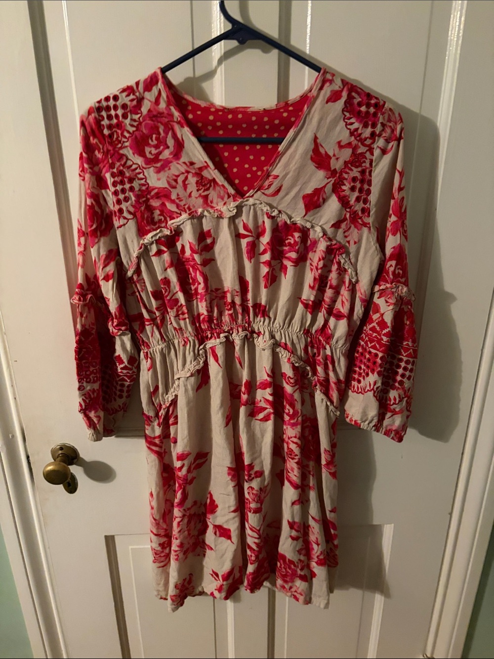 Thomasine Embroidered Floral Tunic for Anthropologie